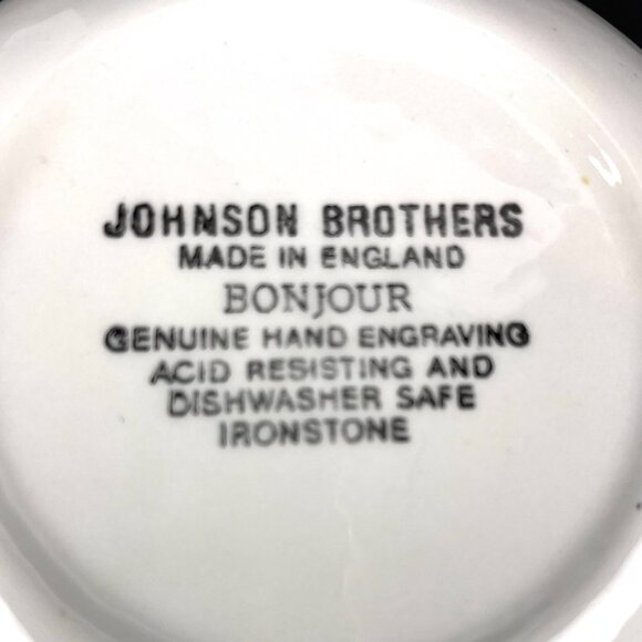 Set Johnson Brothers 7 Cereal Bowl 61/4" Floral Sprigs Ironstone Made in England - Picture 6 of 6